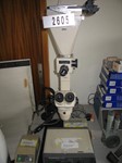 Mikroskop Binocular  OLYMPUS x 40 mit Polaroïd Fotoapparat